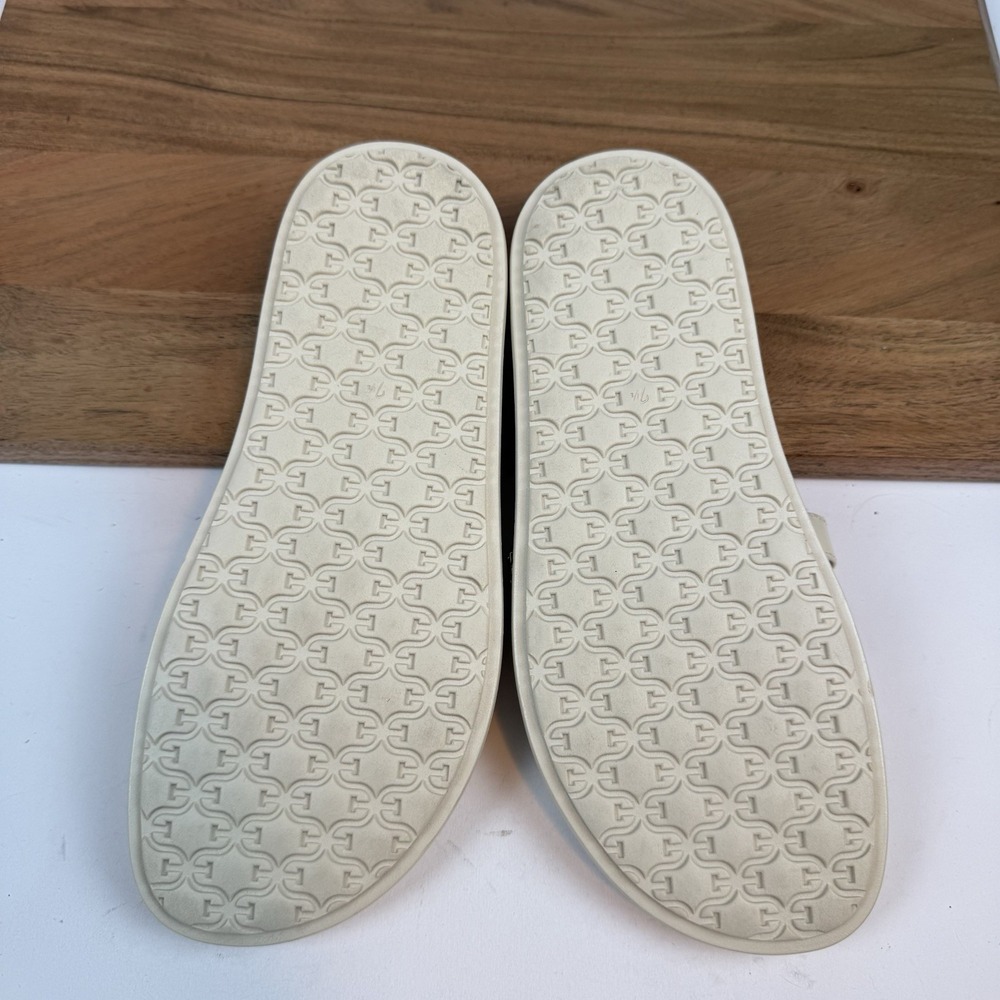 New Womens Sam Edelman Valeri Leather Beige Slides Sandals Size 7.5 M - Picture 7 of 8